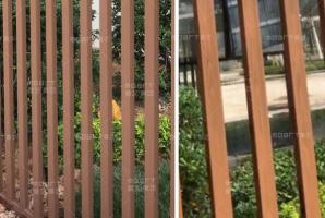 廣州市婦女兒童醫療中心廊架木紋漆效果展示